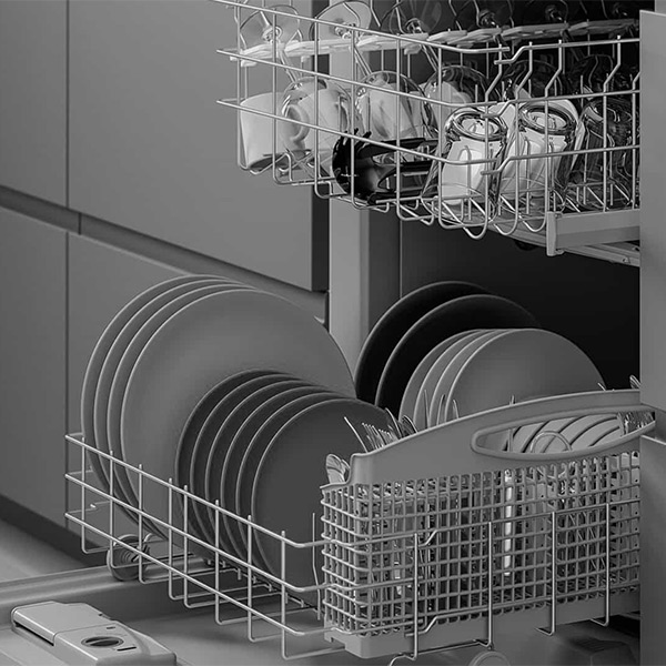 خشک شدن ظرف ها در ماشین ظرف شویی